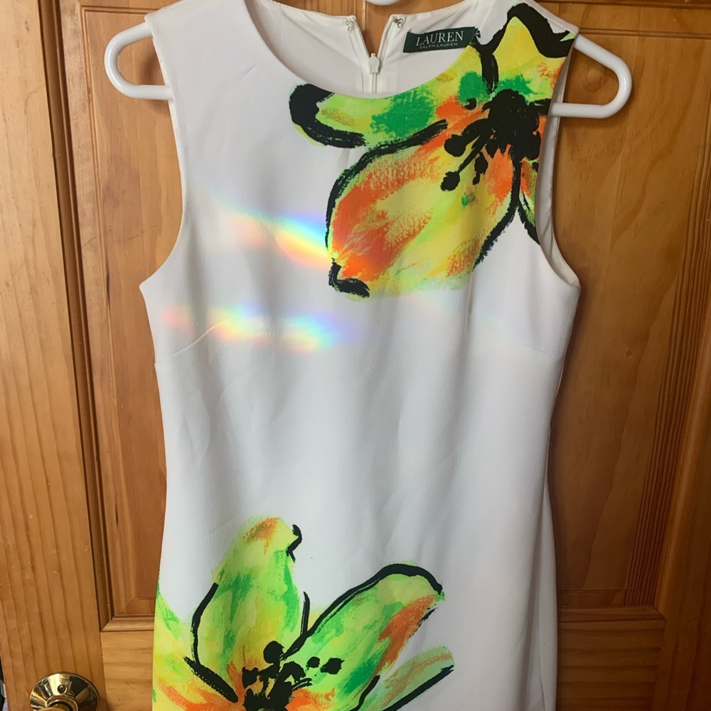Ralph Lauren tropical shift dress size 4